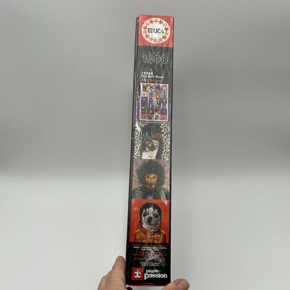 Puzzle Passion 1000 Pc EDUCA Pets Rock Music Funny Animals Dressed as Rock Stars - Picture 4 of 8